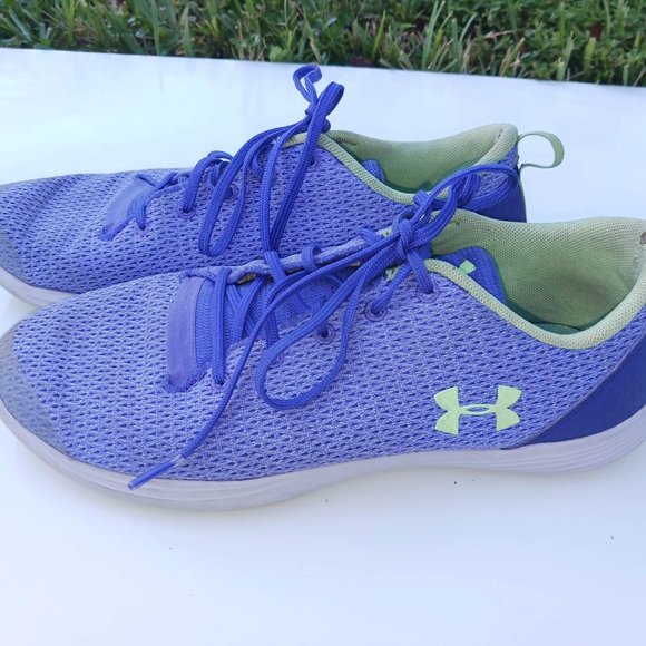 Under Armour Girls Street Precision Size 6.5Y  Purple Running Shoes - Picture 1 of 7